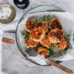 Kyllingefrikadeller med soltørrede tomater