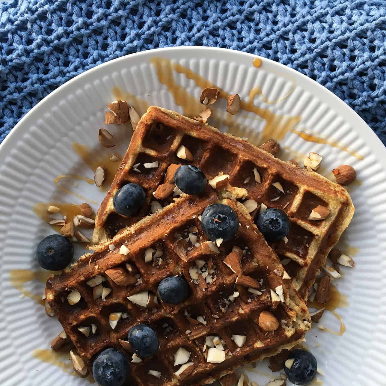 Vafler med banan 2 Vafler med banan