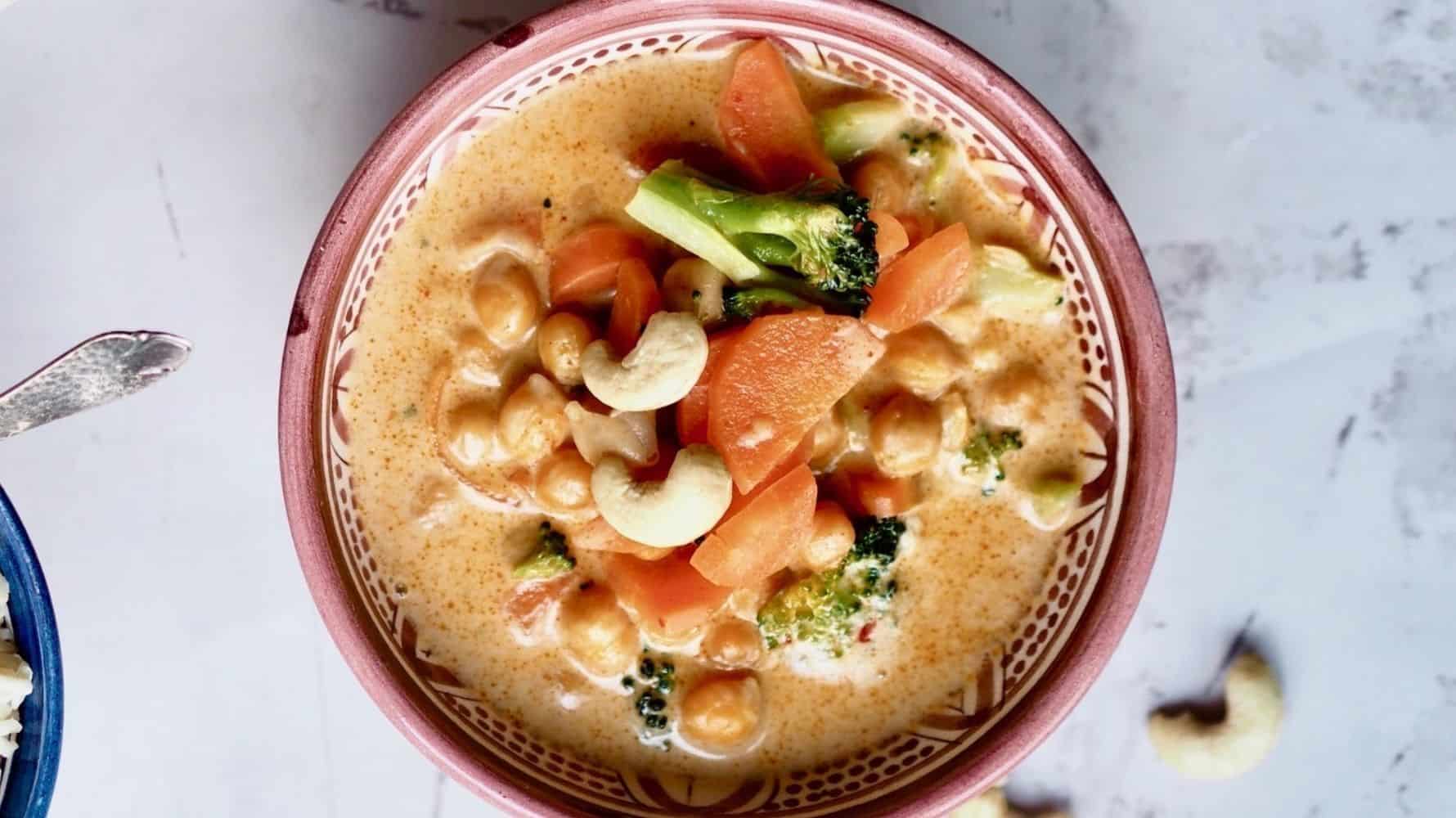 Vegetarisk Panang karry