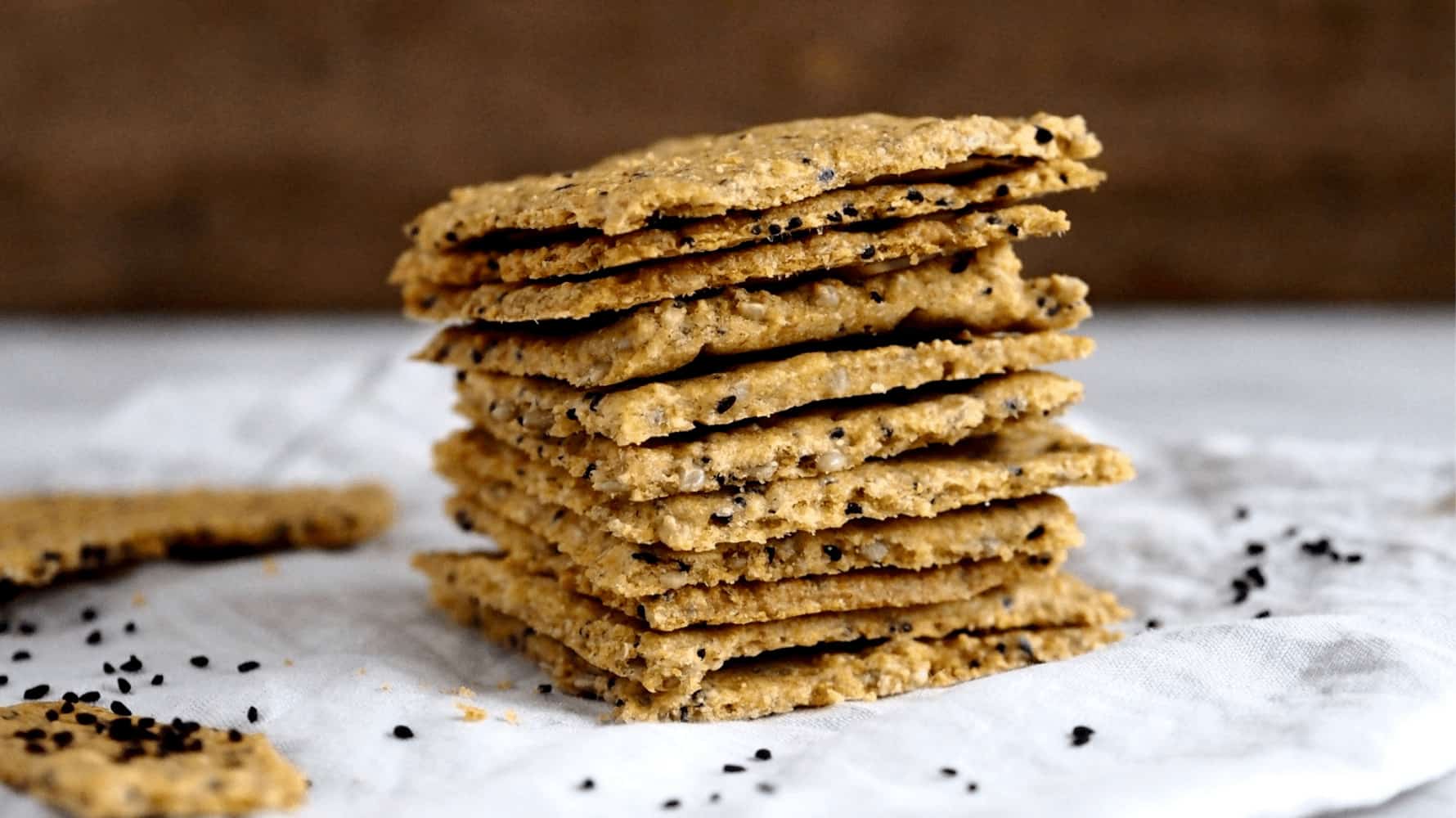 Knækbrød med polenta