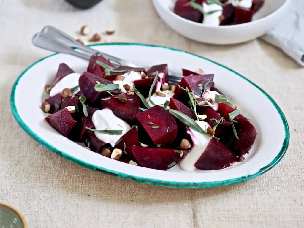 Salat med rødbede