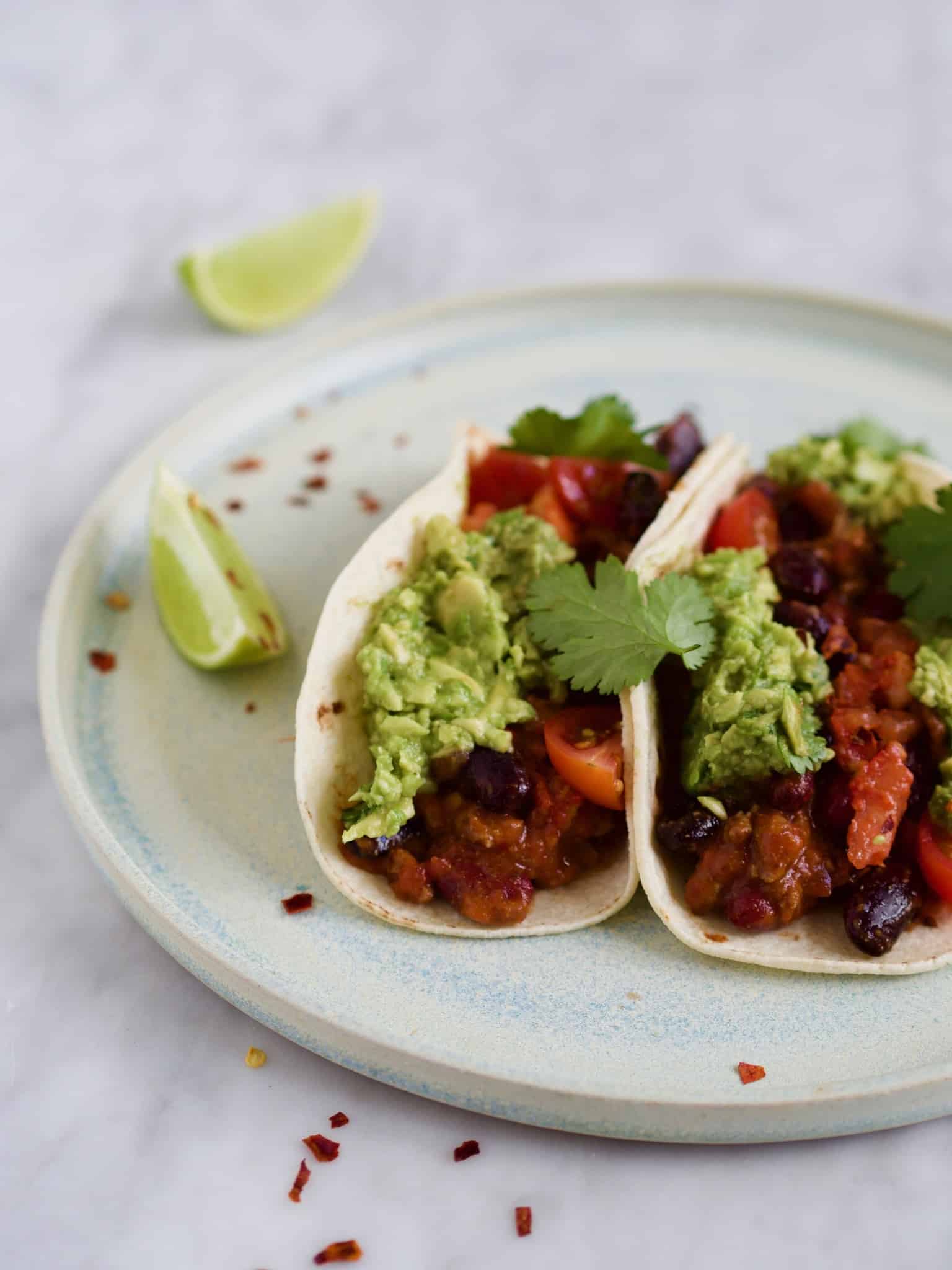 Tacos med oksekød