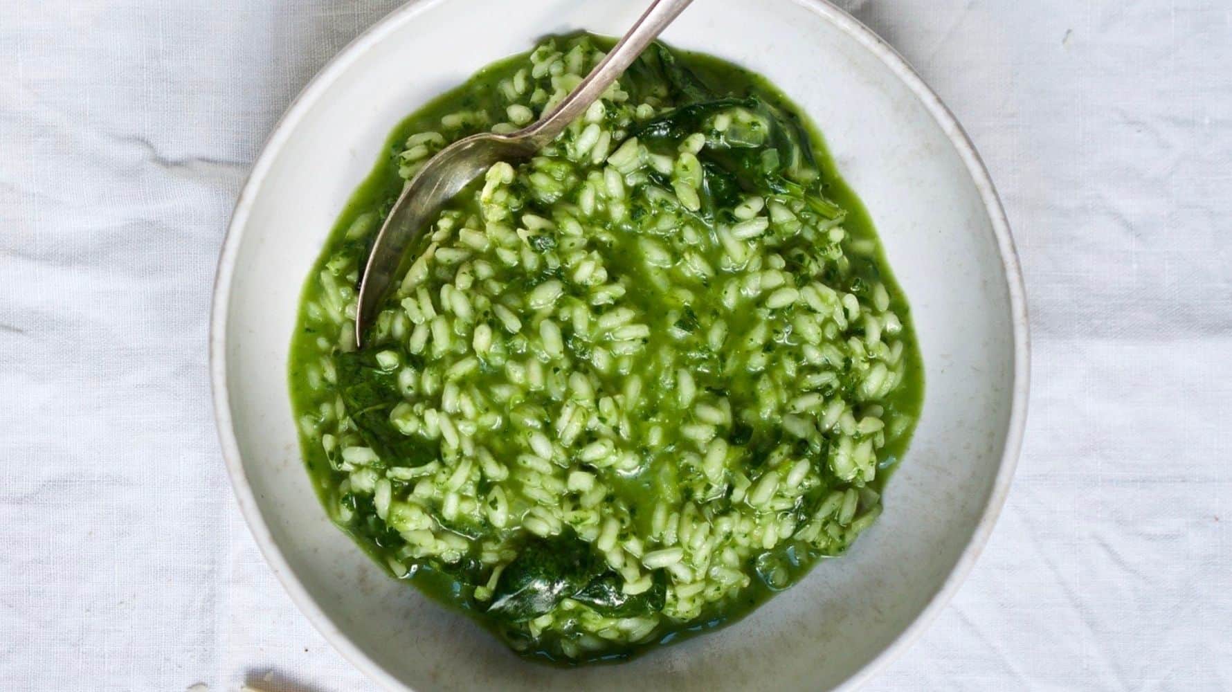 Risotto med spinat