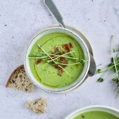 Opskrift på ærtesuppe med bacon