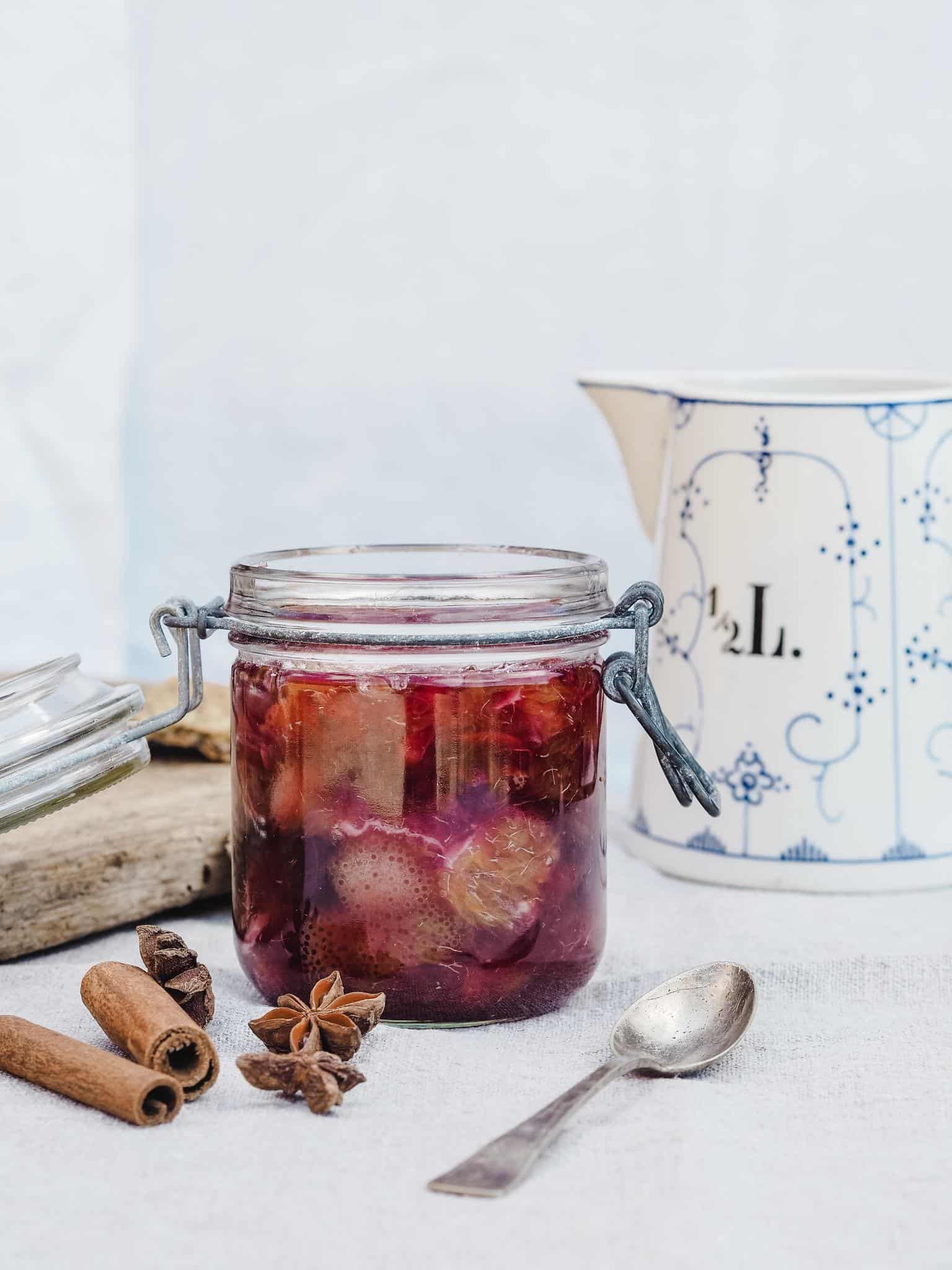 Blommemarmelade med appelsin