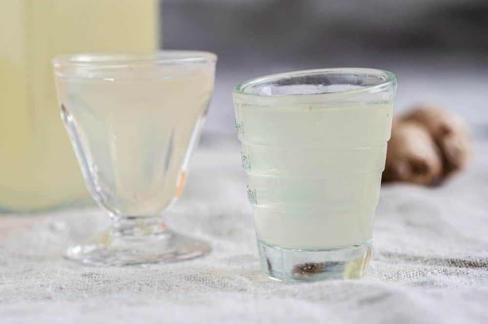 Ingefærshot med citron og honning