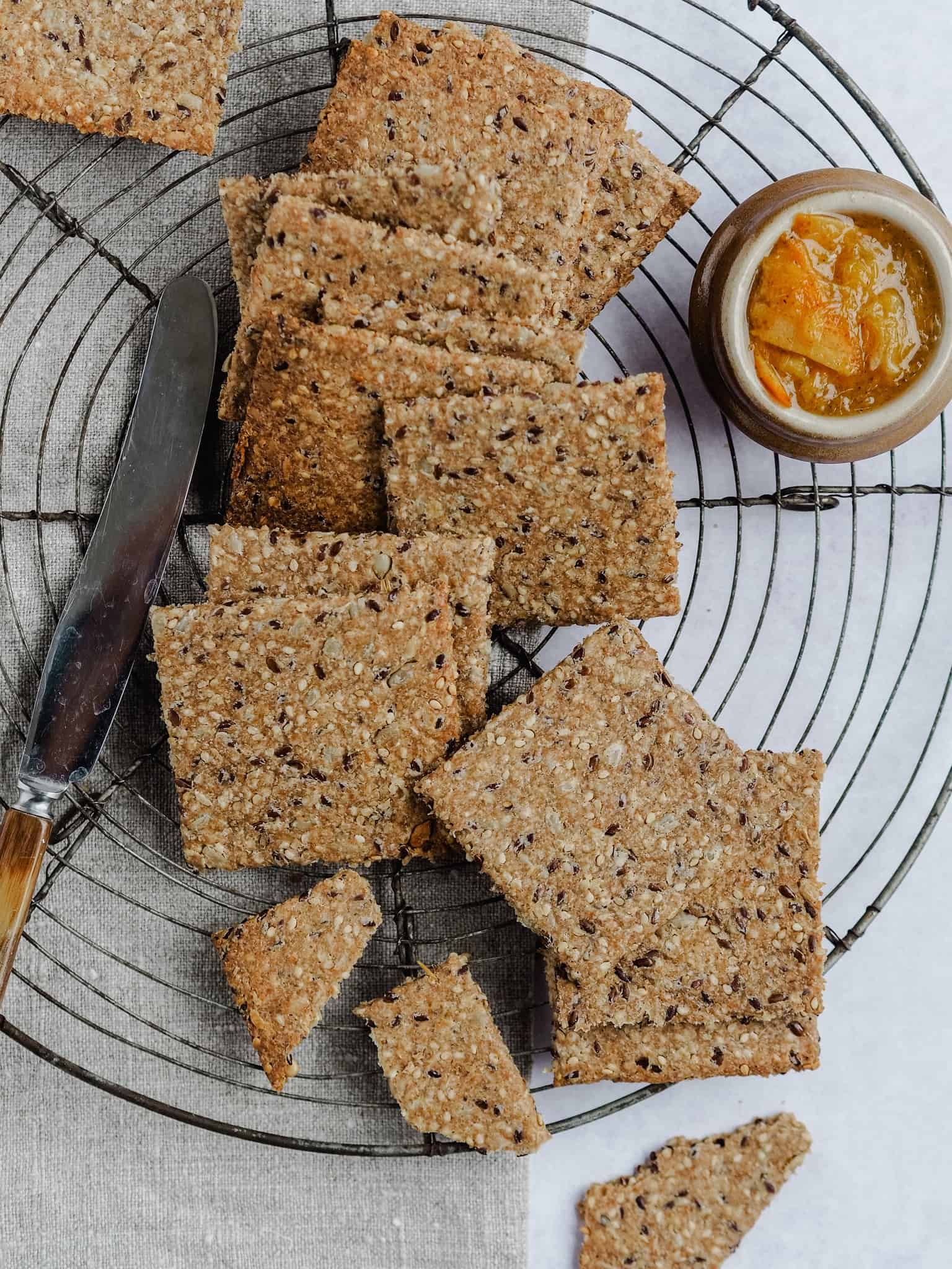 Knækbrød med kerner