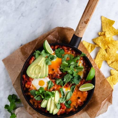 opskrift Huevos rancheros