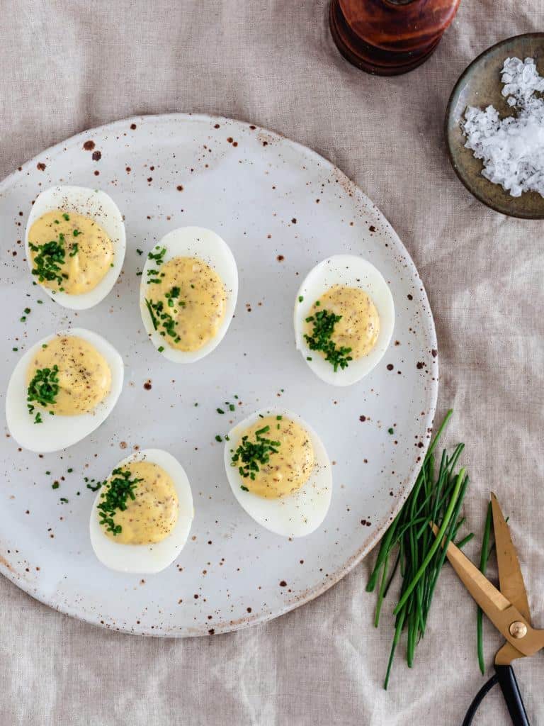 hjælpemotor Express Ærlig Fyldte æg – Opskrift på Deviled eggs