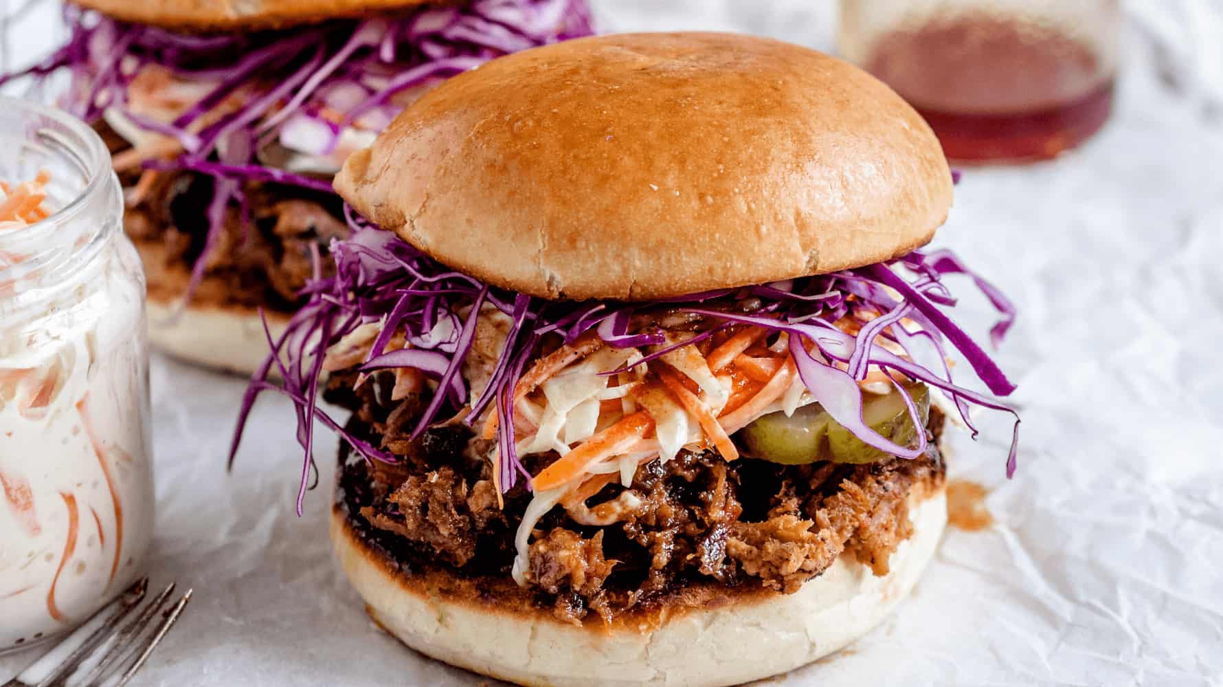 Pulled pork sandwich