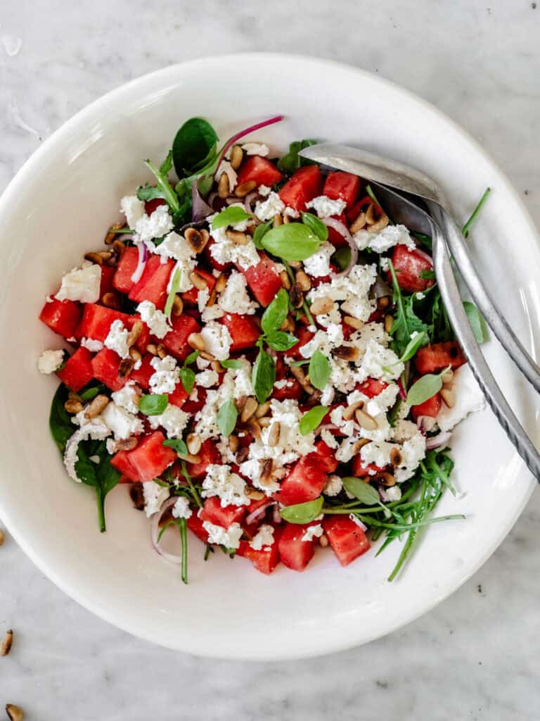 vandmelon salat