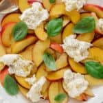 Fersken caprese