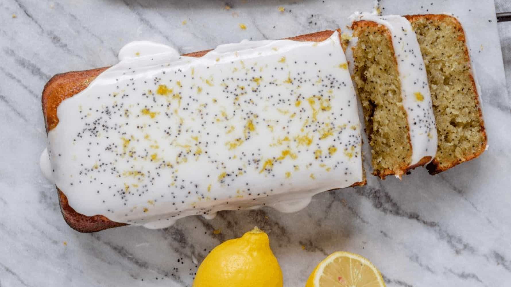 Citronkage med birkes og marcipan