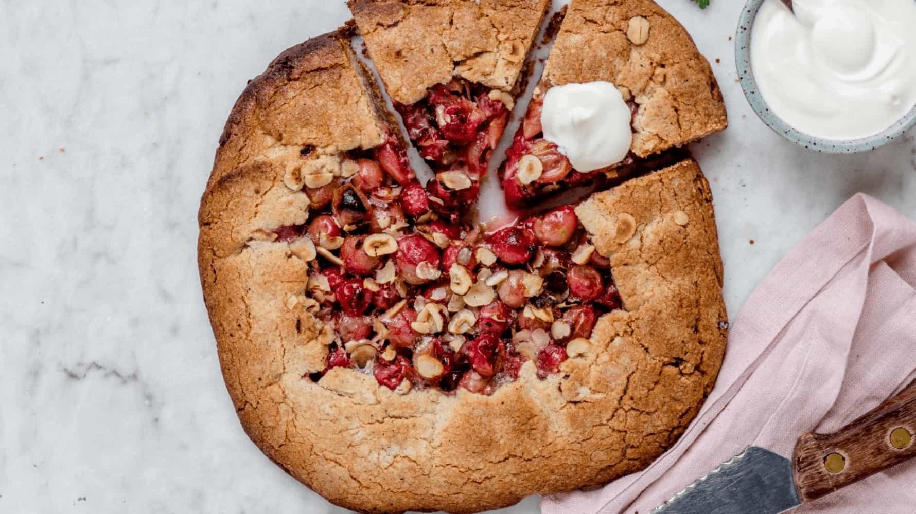 Galette med stikkelsbær