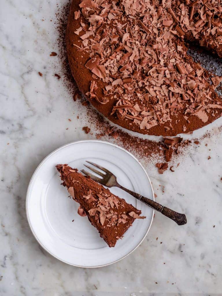 fransk chokoladekage uden mel