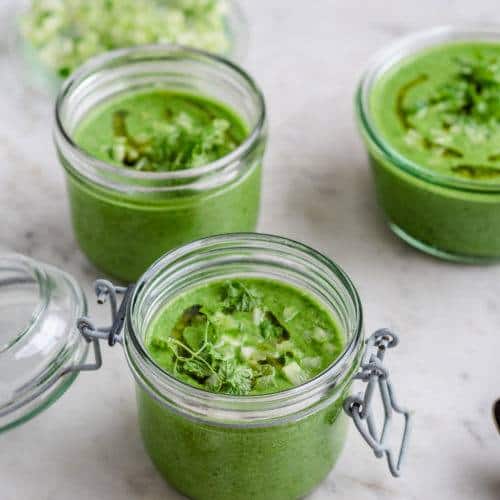 grøn gazpacho opskrift