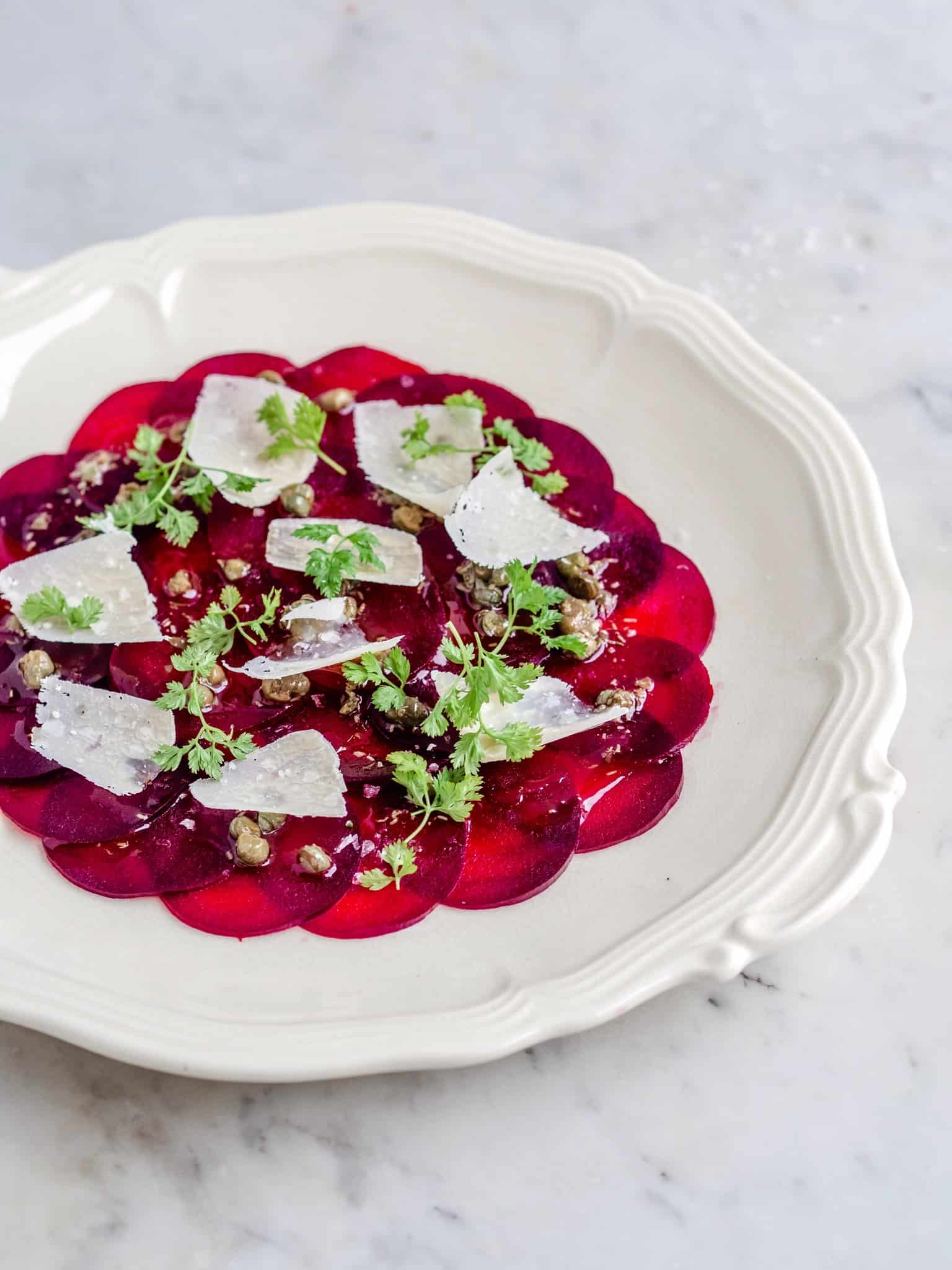 Rødbede carpaccio