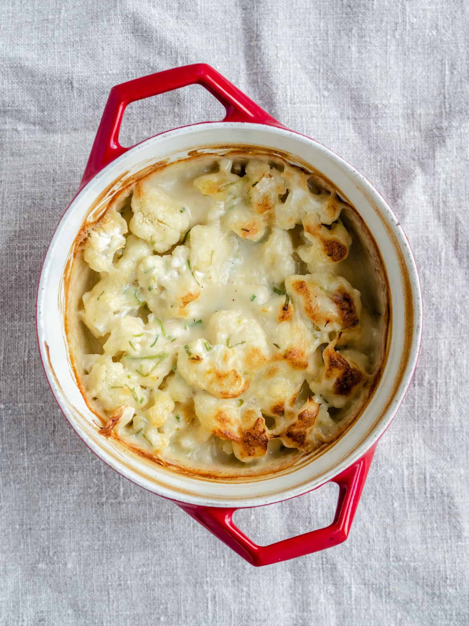 Gratineret blomkål