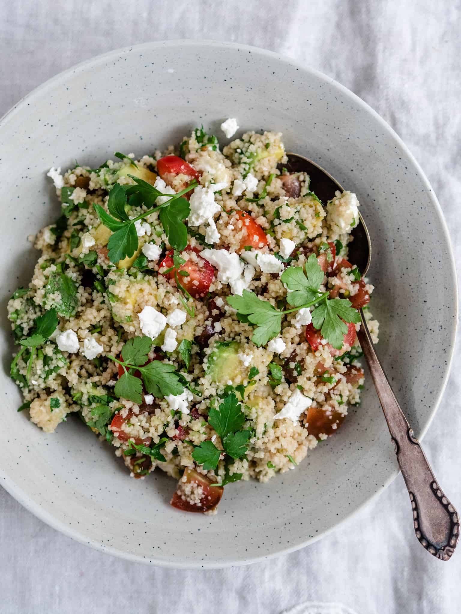 Couscous salat med feta