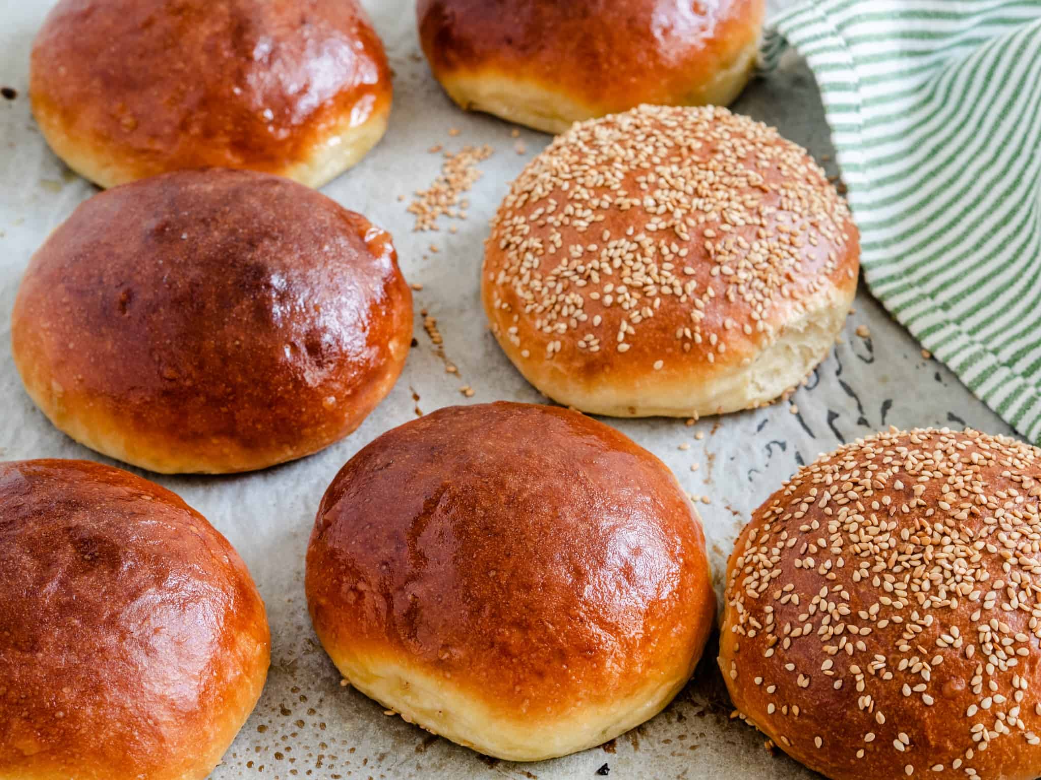 Brioche burgerboller