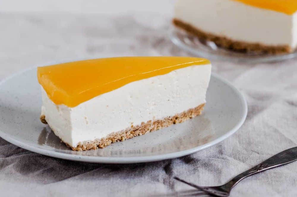 Appelsin cheesecake med kiksebund