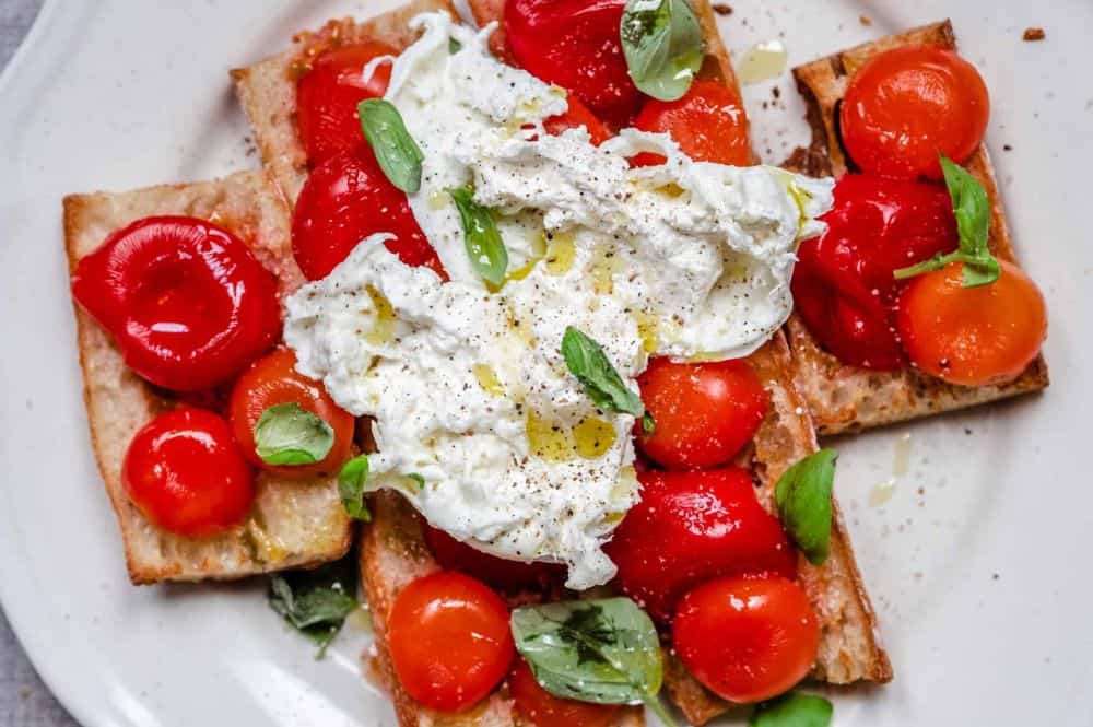 Bruschetta med burrata