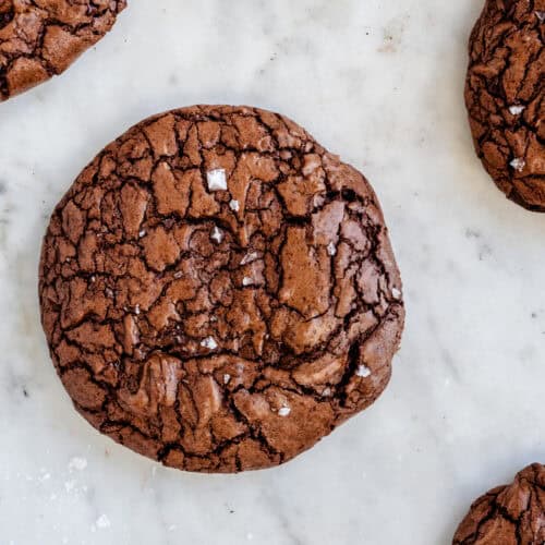 Brownie cookies med chokolade