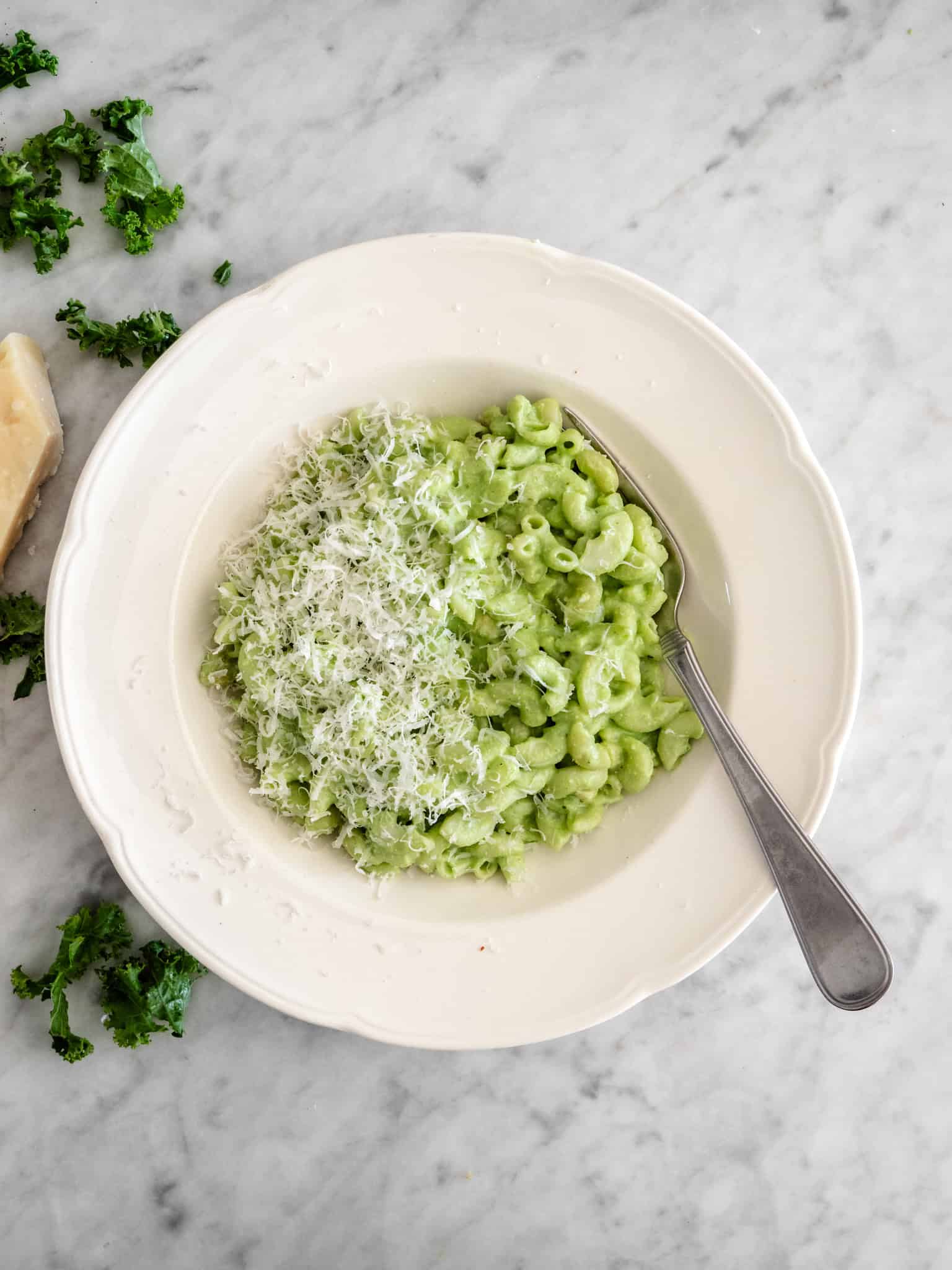 Pasta med grønkålssauce - en cremet grøn servering!