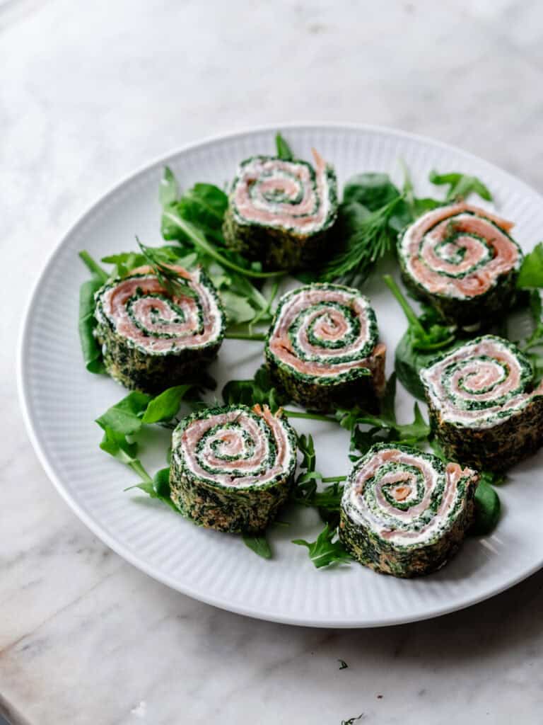 spinatroulade med spinat