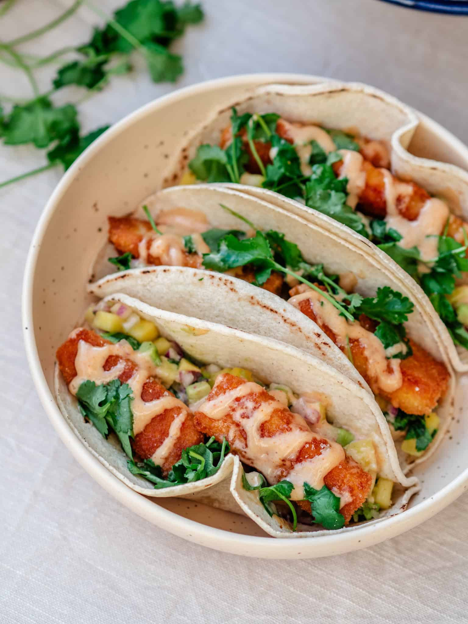 Halloumi tacos