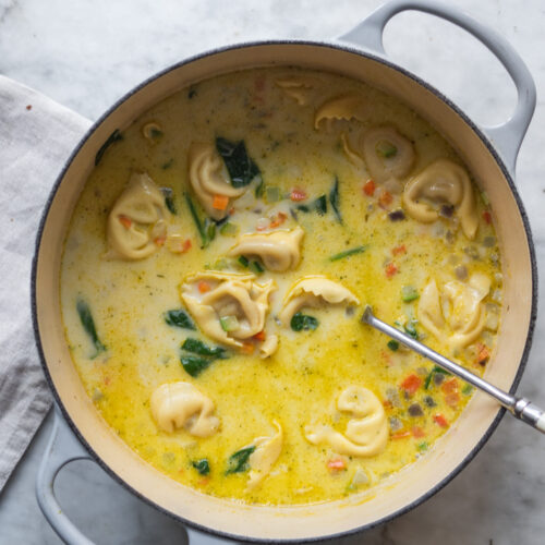 Tortellini suppe opskrift