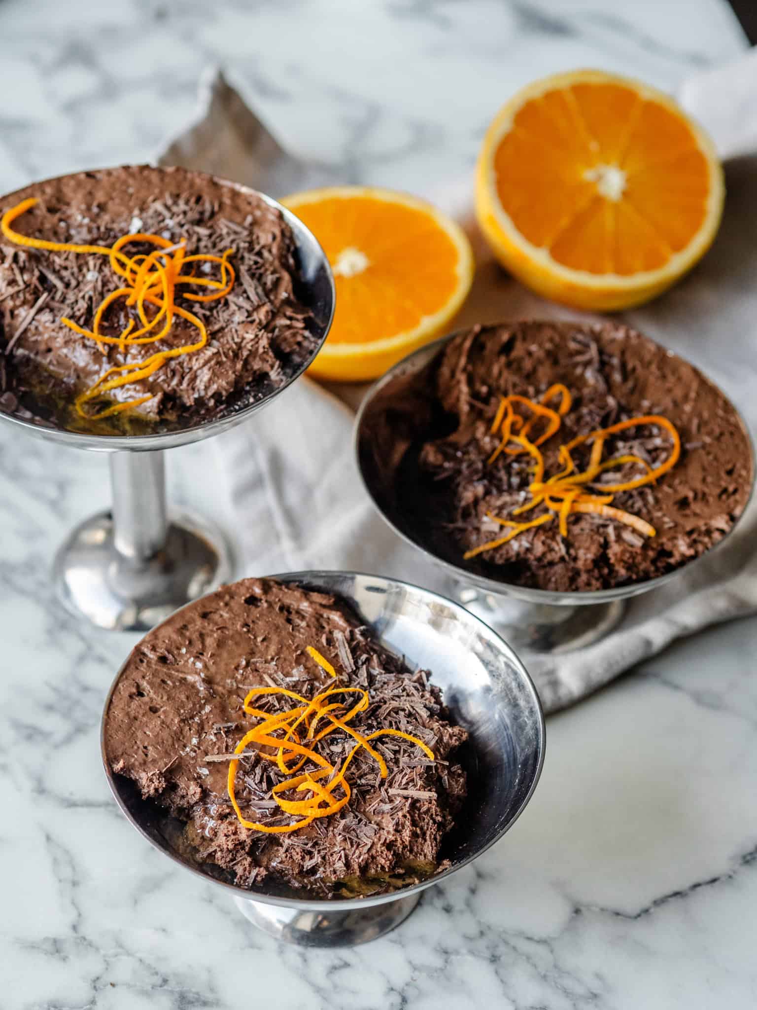 chokolademousse med appelsin