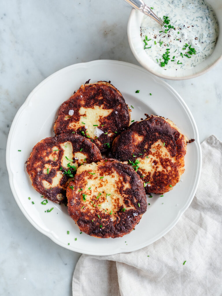 Opskrift på små kartoffelpandekager