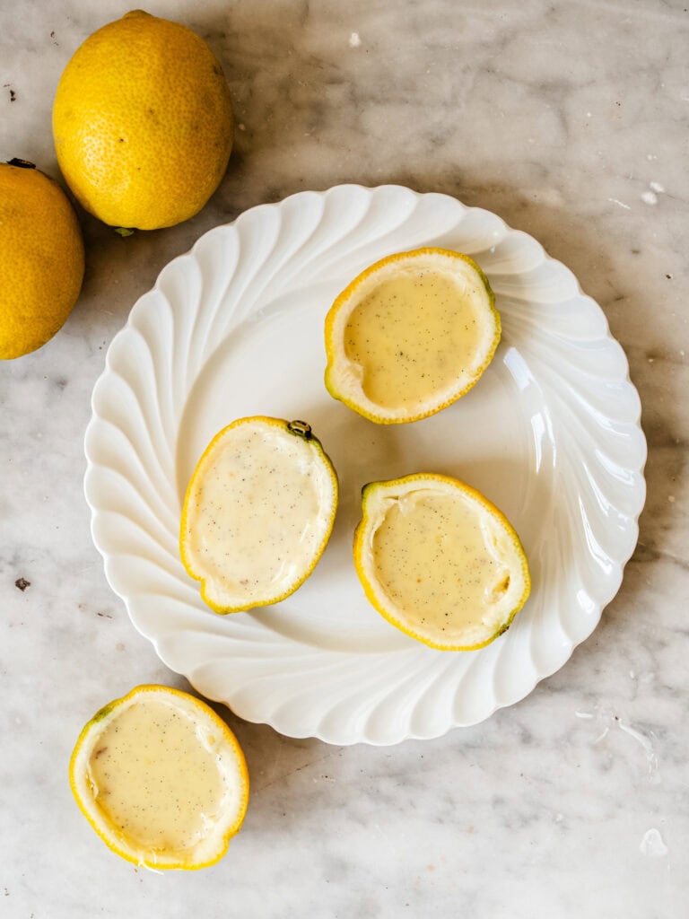 Lemon posset dessert