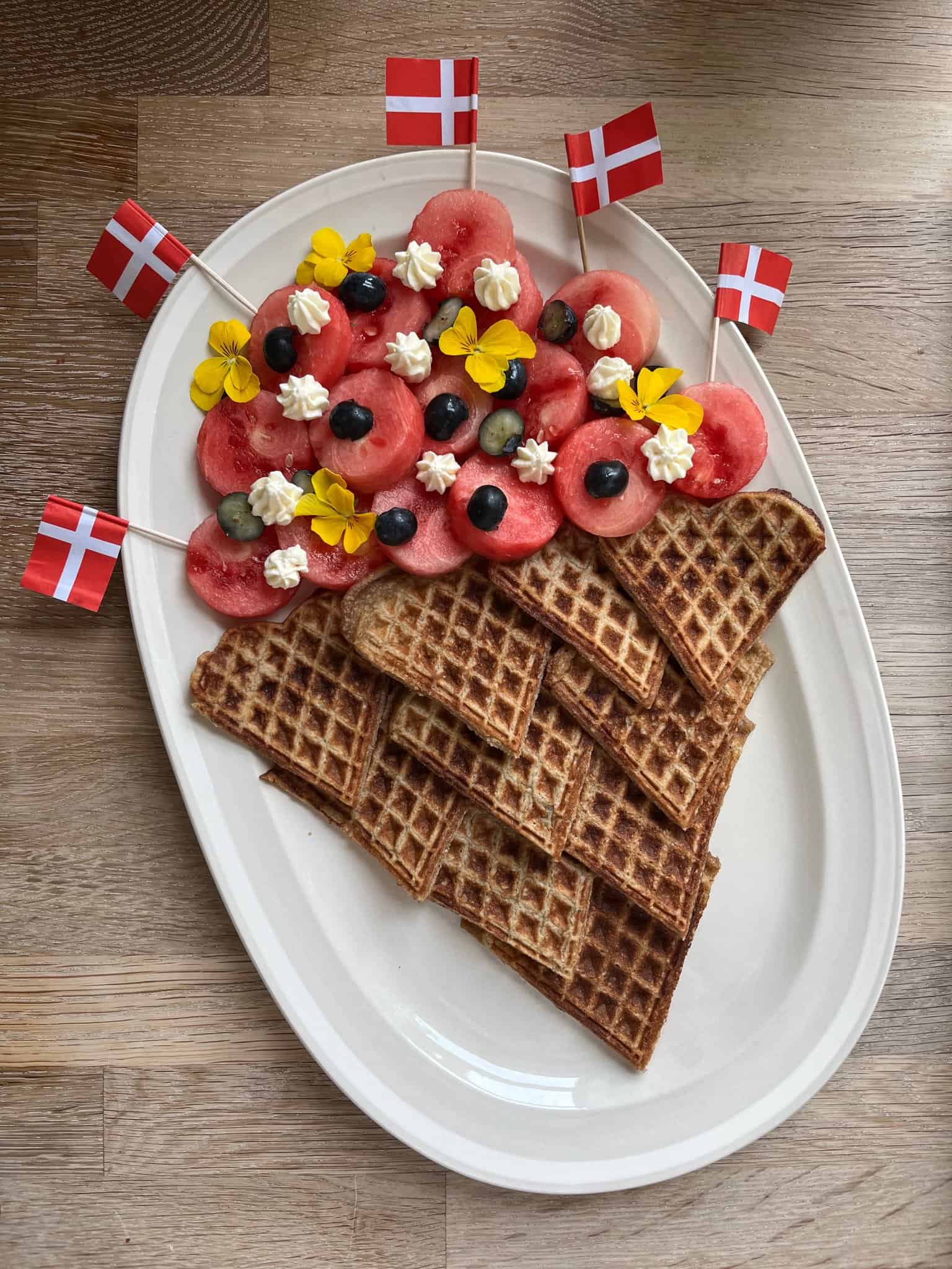Uddeling i vuggestuen: Isvaffel