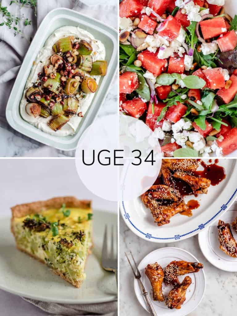 Madplan uge 34