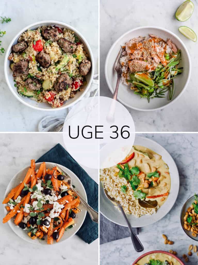 Madplan uge 36