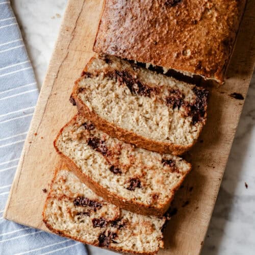 Bananbrød med hytteost