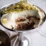 Bedste pistaciet iramisu med mascarpone og pistacienødder
