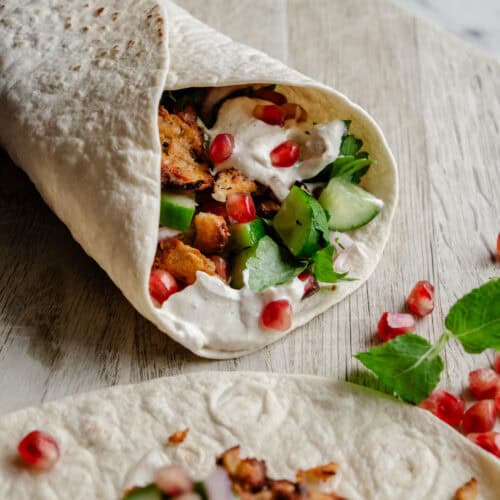 Kebab af halloumi