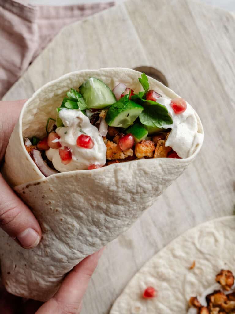 hjemmelavet Halloumi shawarma