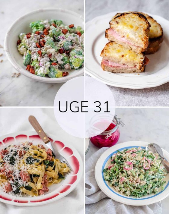 Madplan uge 31