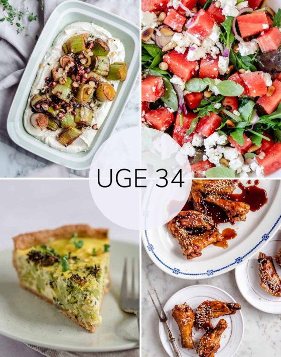 Madplan uge 34