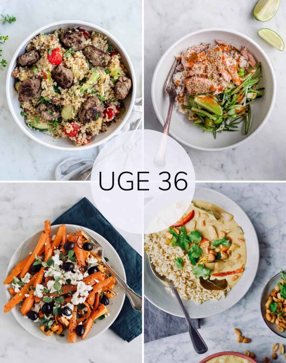 Madplan uge 36