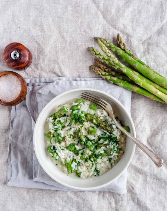 Risotto med asparges