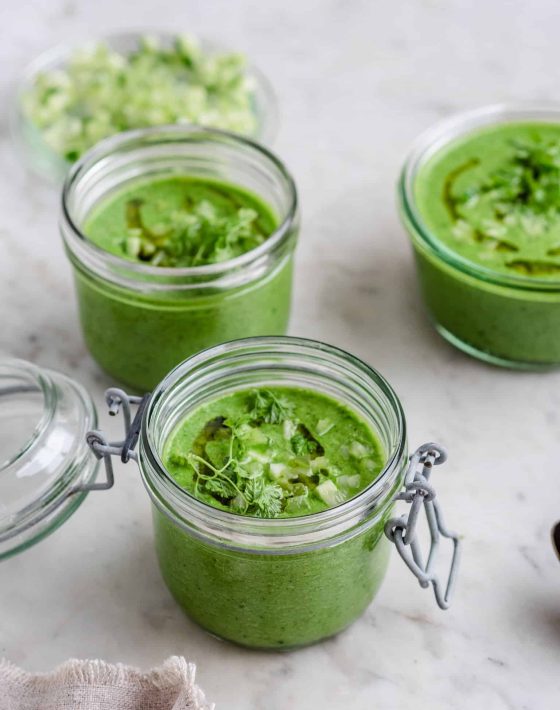 grøn gazpacho opskrift