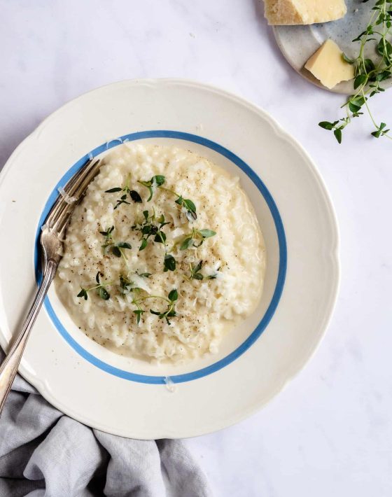 grundopskrift på risotto
