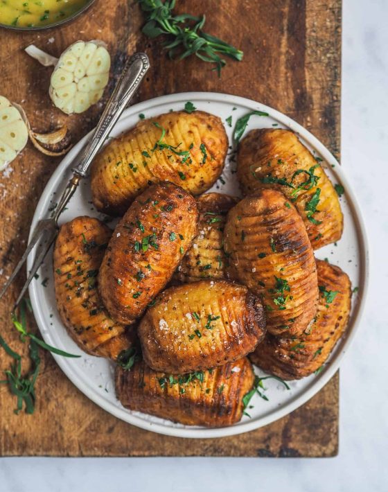 hasselback kartofler