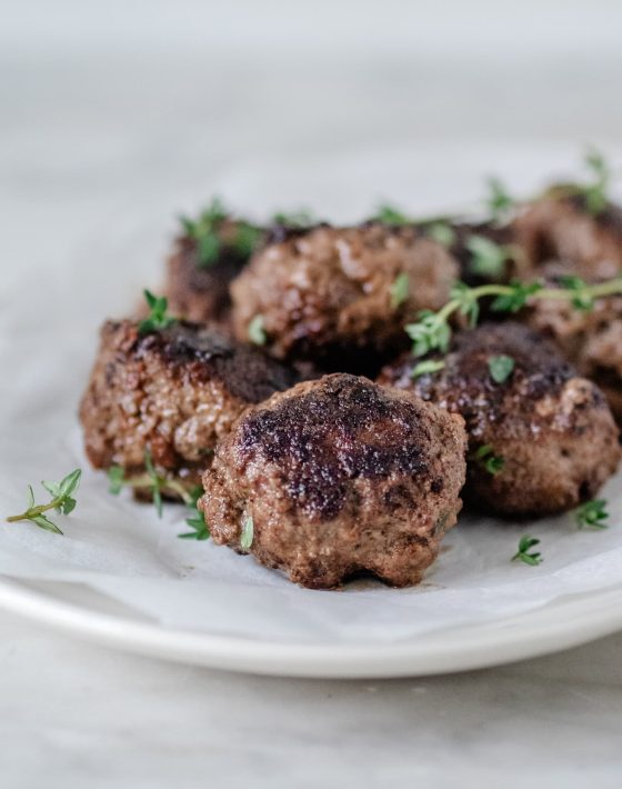 saftige oksekødsfrikadeller