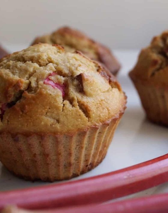 Rabarbermuffins - saftige og lækre